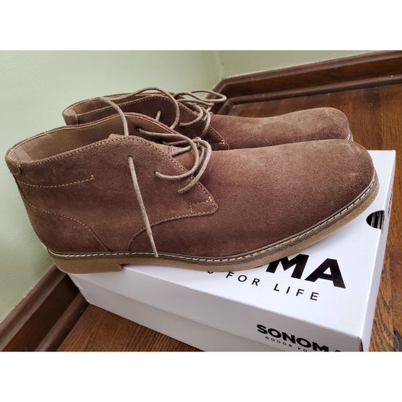 NEW Sonoma Goods For Life Mens Shoes Boots Byron Sand/Tan Size 13 main image 11